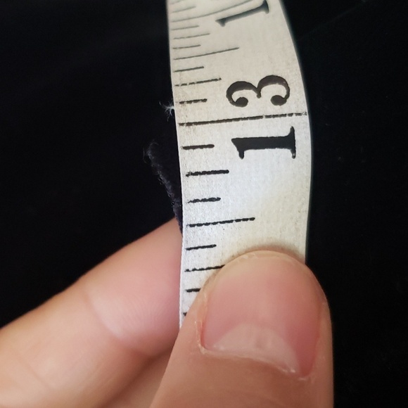 Ivory black velvet pencil skirt medium whimsigoth - Picture 4 of 6